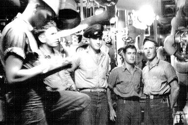 Black gang.<br>(L&rarr;R) [unknown], [unknown], C. Zimmer, C. Pendleton, J. Walters.