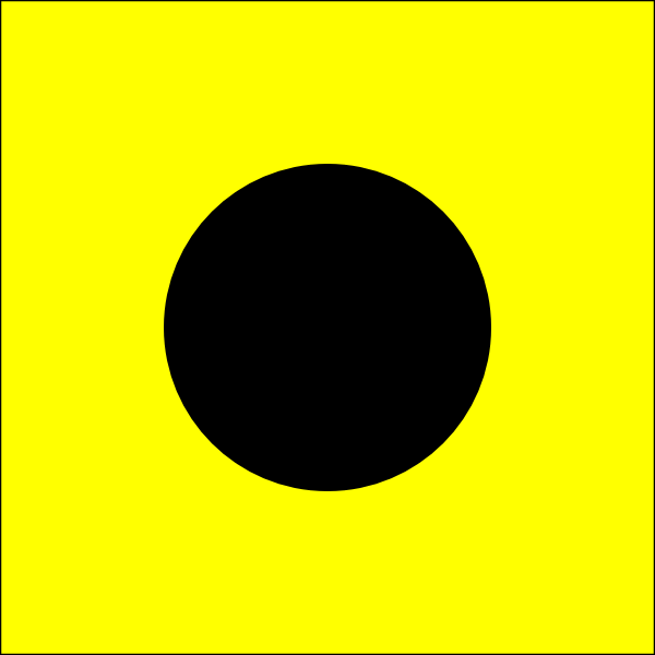 I - India India signal flag