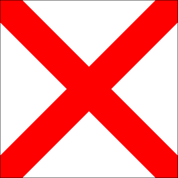 V - Victor Victor signal flag