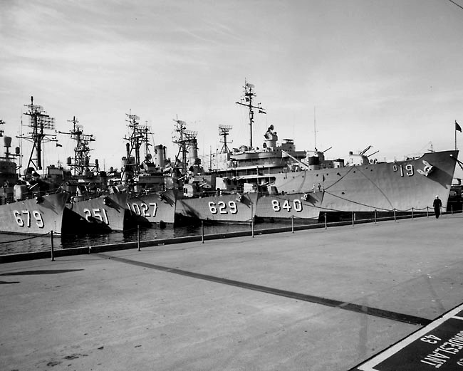 USS Abbot at Pier 1 Newport, R.I., in 1961 Pier 1 Newport, 1961